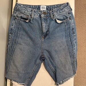 BDG Distressed Blue Denim Shorts